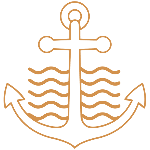 PNG industrial anchor icon representing engineering standards for the Port of LA and LB