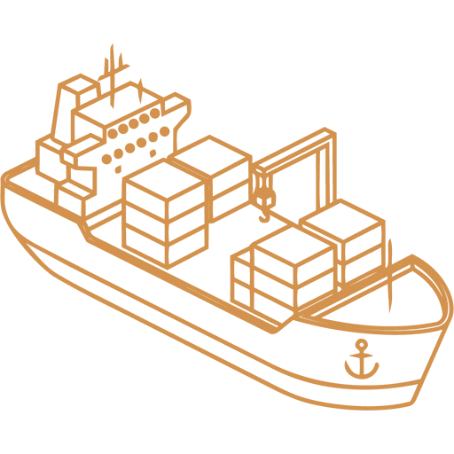 Industrial port logistics icon